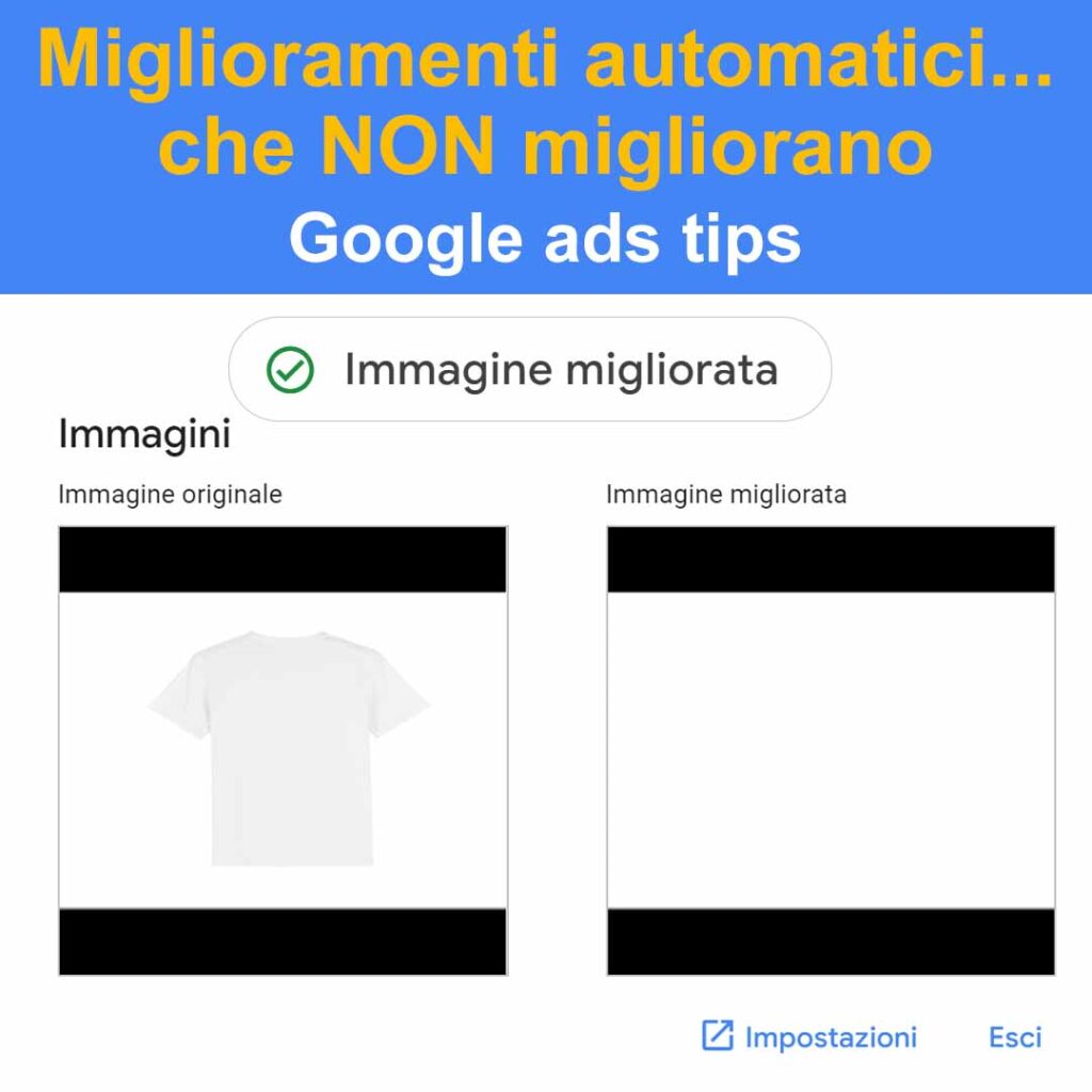 miglioramenti automatici che non migliorano