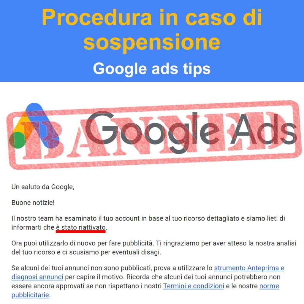 procedura in caso di sospensione