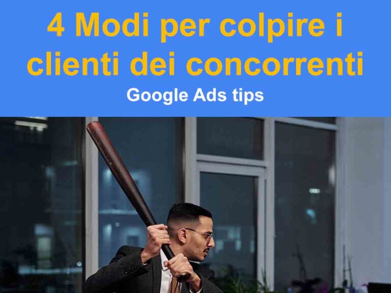 google ads sfruttare concorrenza