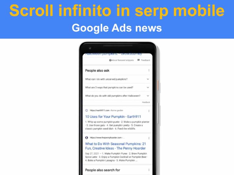 scroll infinito cosa cambia in ads