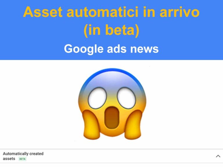 Asset automatici per gli annunci