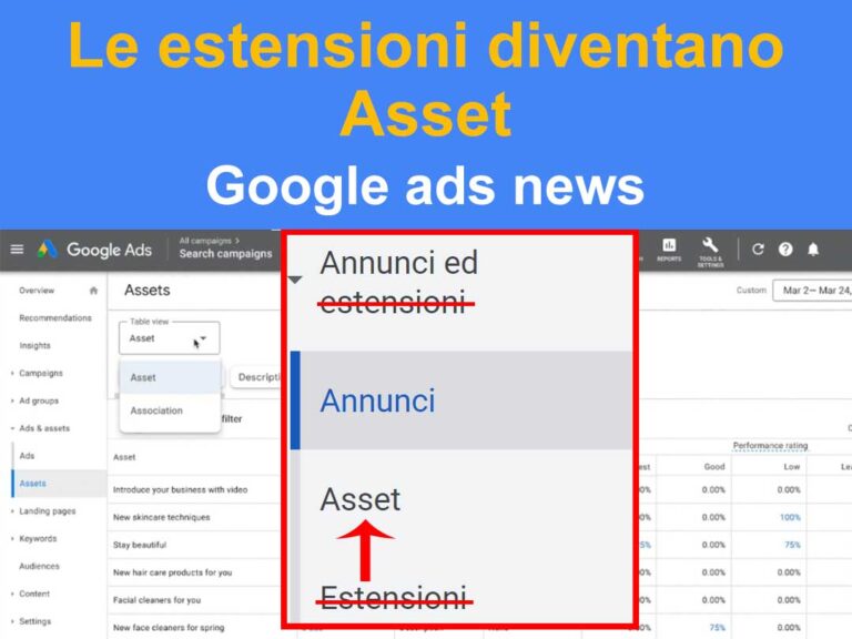 cambio nome estensioni
