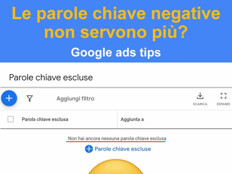 servono le parole negative